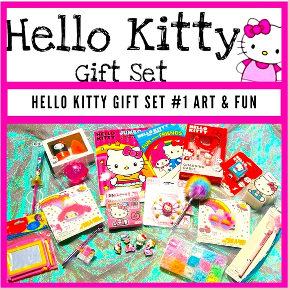 NEW: KID PACK - Over 200 ITEMS Hello Kitty THEMED GIFT SET - Picture 15 of 15